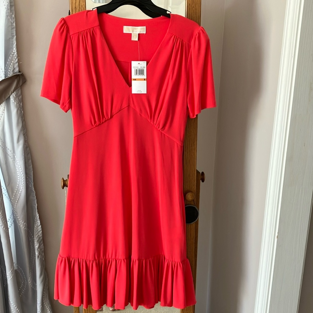 Elegant Michael Kors coral Dress